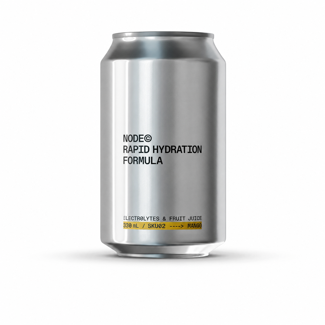 NODE Mango electrolyte drink 330ml can — real mango juice, no added sugar, NZ